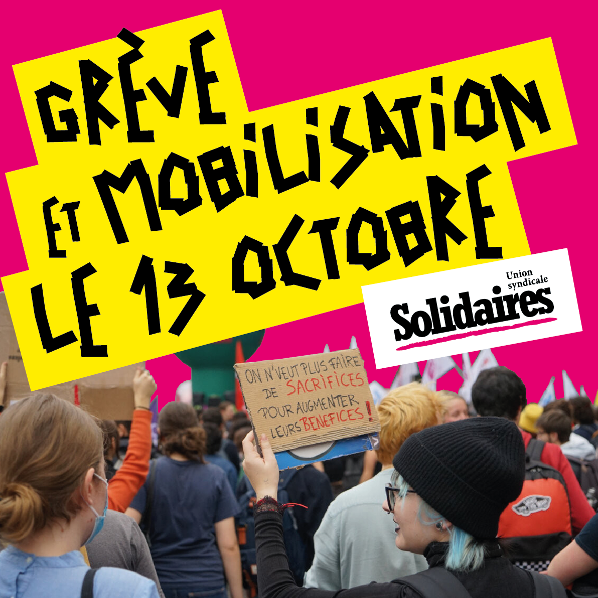 Sud CT Région Occitanie : 13 octobre : Mobilisation intersyndicale et interprofessionnelle pour nos salaires