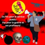 Sud CT Région Occitanie : Mobilisation "guerre à la guerre" du 3 mai devant l'Hôtel de Région de Montpellier