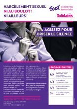Sud CT Région Occitanie : Harcèlement sexuel : ni au boulot, ni ailleurs !